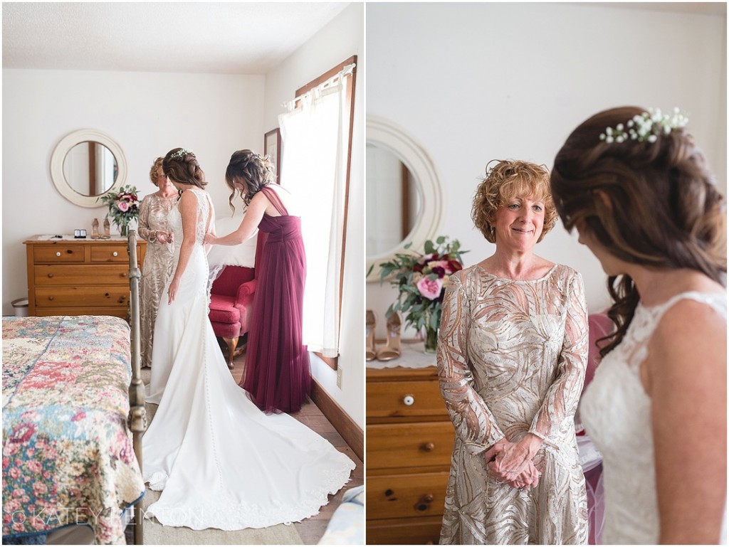 mother and daughter, bridal details, lace wedding gown, high neck wedding gown